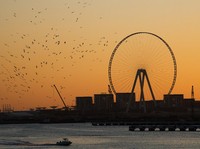 Megahnya Nyata! Potret Bianglala Terbesar se-Dunia di Dubai