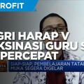 Jelang PTM, PGRI Harap Vaksinasi Guru & Siswa Dipercepat