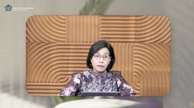 Menteri Keuangan Sri Mulyani saat Konferensi Pers APBN KITA Edisi Agustus 2021 (Tangkapan Layar Youtube/Menteri Keuangan) Menteri Keuangan Sri Mulyani saat Konferensi Pers APBN KITA Edisi Agustus 2021. (Tangkapan Layar Youtube/Menteri Keuangan)