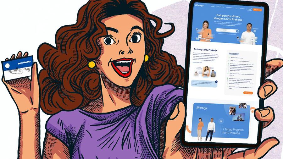 Infografis/Begini Cara Cek Peserta Lolos Prakerja Gelombang 18/Aristya Rahadian