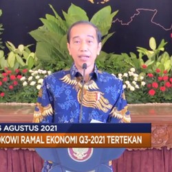 Jokowi Ramal Ekonomi Q3 Tertekan & BOK Naikkan Suku Bunga