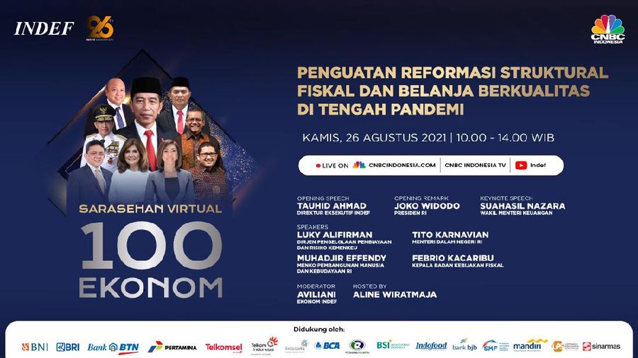 Sarasehan Virtual 100 Ekonom 2021