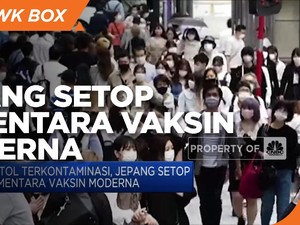 Botol Terkontaminasi, Jepang Setop Sementara Vaksin Moderna