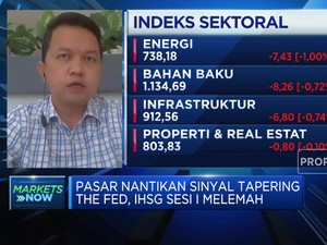 Nantikan Sinyal Tapering, IHSG Sesi I Melemah