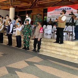 Kepala BNPB Luncurkan Mobil Masker di Wilayah Aceh