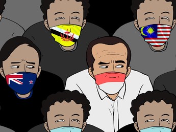 Duh! RI Dikepung Negara-negara dengan Kasus Covid yang Tinggi