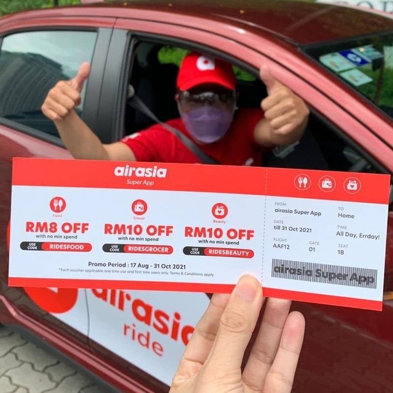 airasia ride airasia ride (Tangkapan Layar via Instagram @lim.benjie)