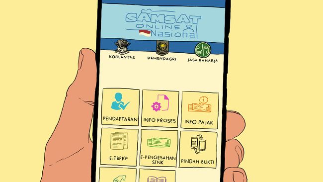 Bayar pajak mobil online jakarta 2021