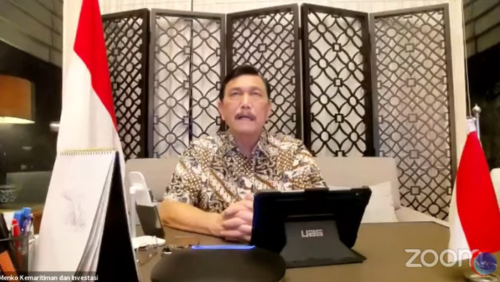 Menko Marves Luhut B. Pandjaitan saat memberikan keterangan pers mengenai Update Penanganan Pandemi Covid 19 (Tangkapan Layar Youtube Kemenko Marves) Menko Marves Luhut B. Pandjaitan saat memberikan keterangan pers mengenai Update Penanganan Pandemi Covid 19 (Tangkapan Layar Youtube Kemenko Marves)