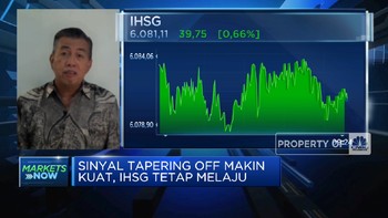 Sinyal Tapering Menguat, IHSG Awal Pekan Dibuka Menguat
