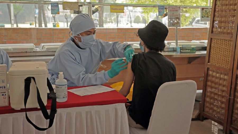 Vaksinasi Sehat Bersama Elnusa. (Dok. Elnusa)