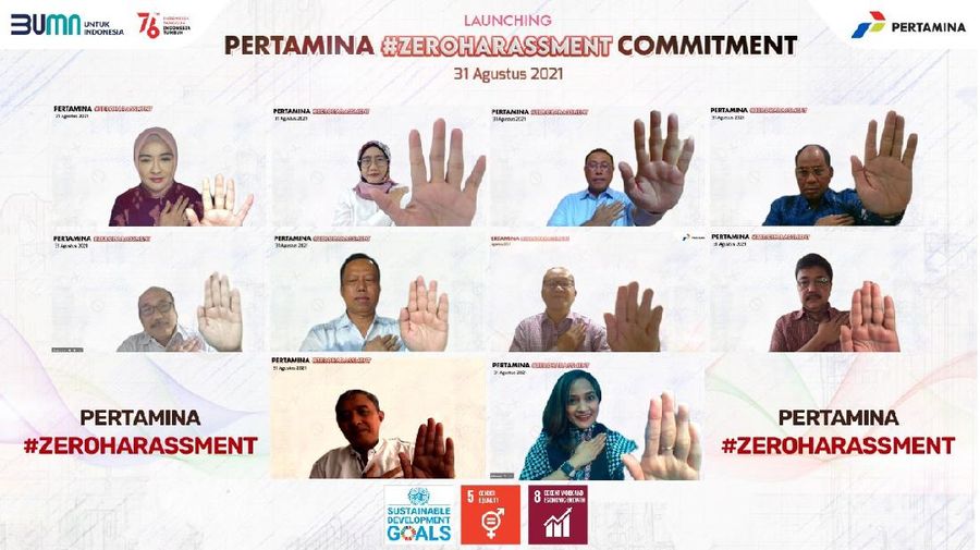 Deklarasi Komitmen Zero Harassment (dok. Pertamina)