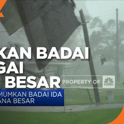 Presiden AS Umumkan Badai Ida sebagai Bencana Besar