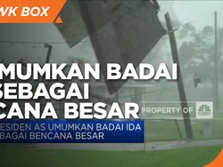 Presiden AS Umumkan Badai Ida sebagai Bencana Besar