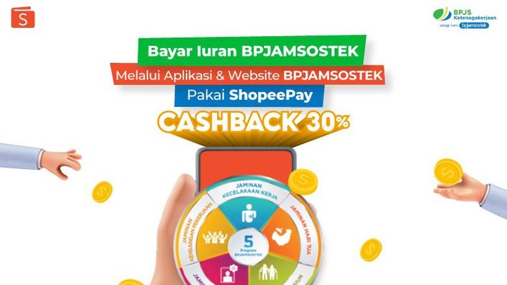 Tingkatkan Pembayaran Digital, BPJS Ketenagakerjaan Gandeng ShopeePay