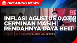 Inflasi Agustus 0,03% Cerminan Masih Rendahnya Daya Beli
