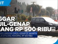 Langgar Ganjil-Genap Ditilang, Maksimal Rp 500 Ribu