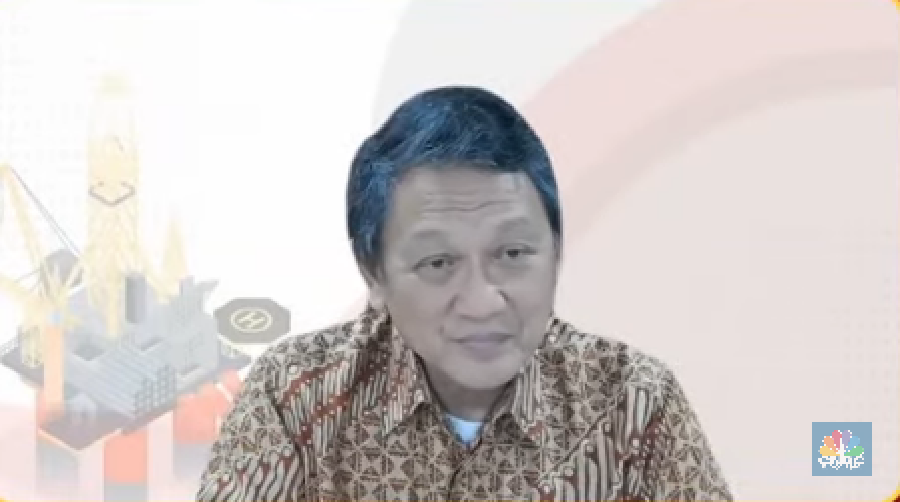 Menteri Energi dan Sumber Daya Mineral (ESDM) Arifin Tasrif dalam acara IPA Convex 2021. (Tangkapan Layar Youtube Indonesian Petroleum Association)