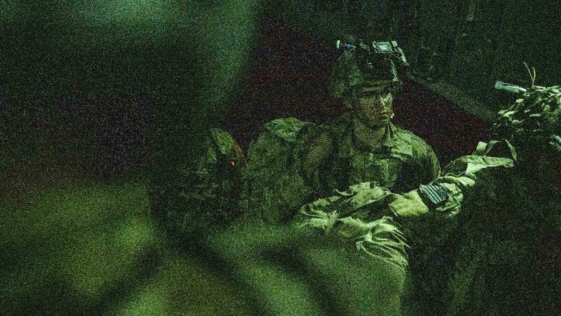 In this Aug. 30, 2021, photo provided by the U.S. Air Force, soldiers, assigned to the 82nd Airborne Division, prepare to board a U.S. Air Force C-17 Globemaster III aircraft at Hamid Karzai International Airport in Kabul, Afghanistan. (Senior Airman Taylor Crul/U.S. Air Force via AP)