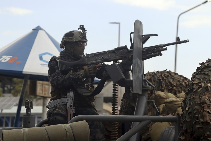 Taliban special forces fighters stand guard outside the Hamid Karzai International Airport after the U.S. military's withdrawal, in Kabul, Afghanistan, Tuesday, Aug. 31, 2021. The Taliban were in full control of Kabul's airport on Tuesday, after the last U.S. plane left its runway, marking the end of America's longest war. (AP Photo/Khwaja Tawfiq Sediqi)