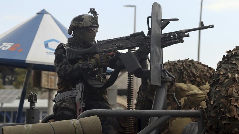 Taliban special forces fighters stand guard outside the Hamid Karzai International Airport after the U.S. military's withdrawal, in Kabul, Afghanistan, Tuesday, Aug. 31, 2021. The Taliban were in full control of Kabul's airport on Tuesday, after the last U.S. plane left its runway, marking the end of America's longest war. (AP Photo/Khwaja Tawfiq Sediqi)