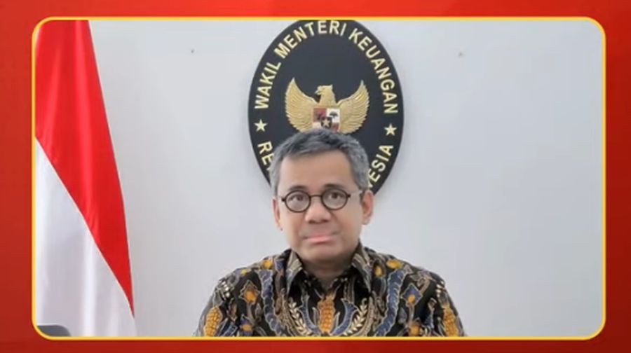 Wakil Menteri Keuangan Suahasil Nazara dalam acara IPA Convex 2021. (Tangkapan Layar Youtube Indonesian Petroleum Association)