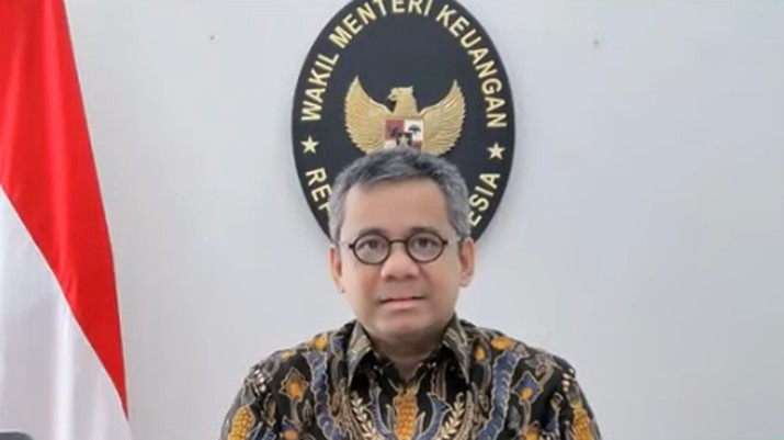 Wakil Menteri Keuangan Suahasil Nazara dalam acara IPA Convex 2021. (Tangkapan Layar Youtube Indonesian Petroleum Association)