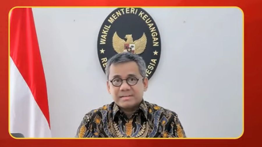 Wakil Menteri Keuangan Suahasil Nazara dalam acara IPA Convex 2021. (Tangkapan Layar Youtube Indonesian Petroleum Association)