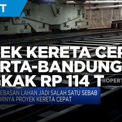 Molor, Proyek Kereta Cepat Jakarta-Bandung Bengkak Rp 114 T
