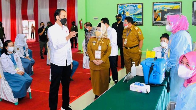Presiden Joko Widodo Melakukan Kunjungan Kerja di Lampung (Biro Pers Sekretariat Presiden?Lukas)