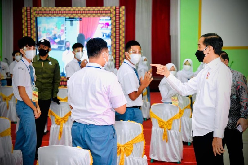 Presiden Joko Widodo Melakukan Kunjungan Kerja di Lampung (Biro Pers Sekretariat Presiden?Lukas)
