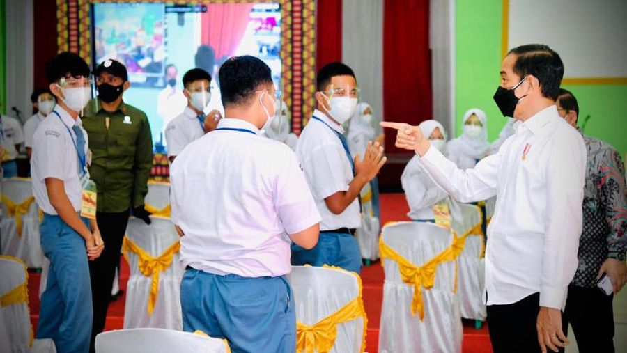Presiden Joko Widodo Melakukan Kunjungan Kerja di Lampung (Biro Pers Sekretariat Presiden?Lukas)