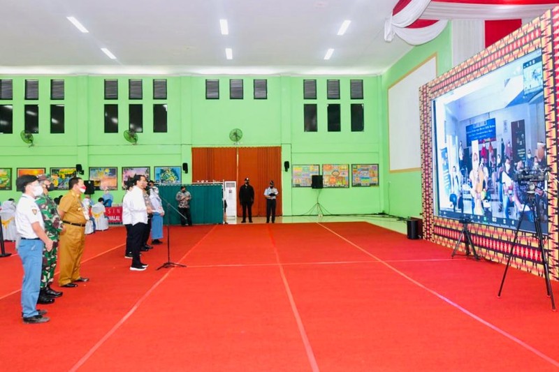 Presiden Joko Widodo Melakukan Kunjungan Kerja di Lampung (Biro Pers Sekretariat Presiden?Lukas)