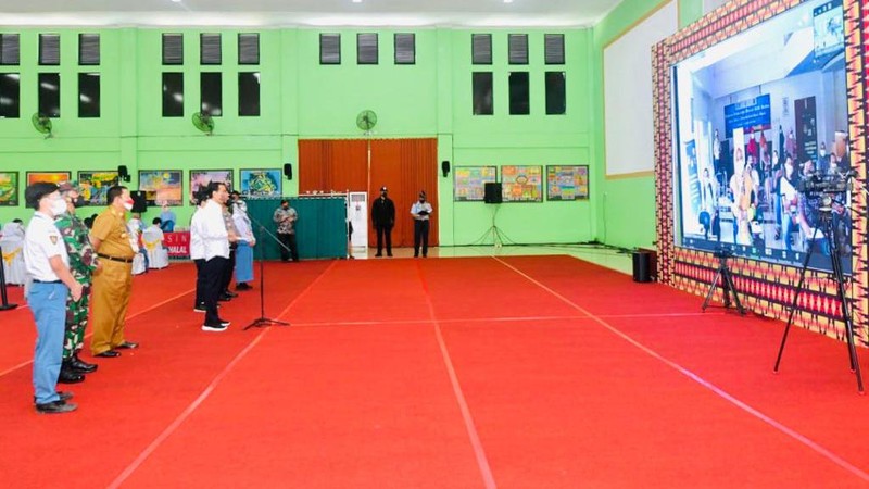 Presiden Joko Widodo Melakukan Kunjungan Kerja di Lampung (Biro Pers Sekretariat Presiden?Lukas)