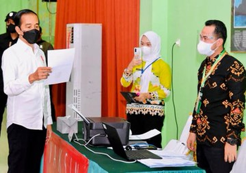 Presiden Joko Widodo Melakukan Kunjungan Kerja di Lampung (Biro Pers Sekretariat Presiden?Lukas)
