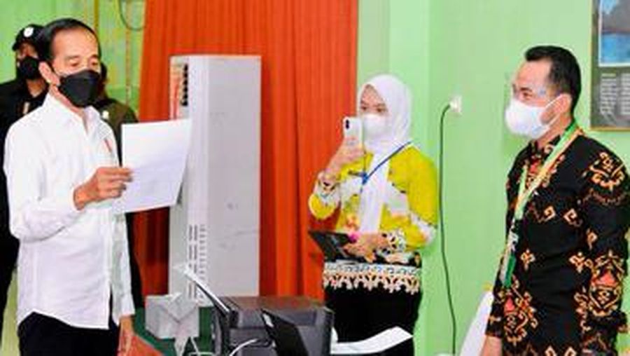 Presiden Joko Widodo Melakukan Kunjungan Kerja di Lampung (Biro Pers Sekretariat Presiden?Lukas)