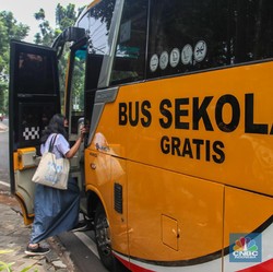 Bunda! Ini Kesibukan Bus Sekolah Saat Pembelajaran Tatap Muka