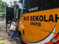 Bunda! Ini Kesibukan Bus Sekolah Saat Pembelajaran Tatap Muka