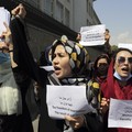 Demo Perempuan Afghanistan Tuntut Keterlibatan di Kabinet