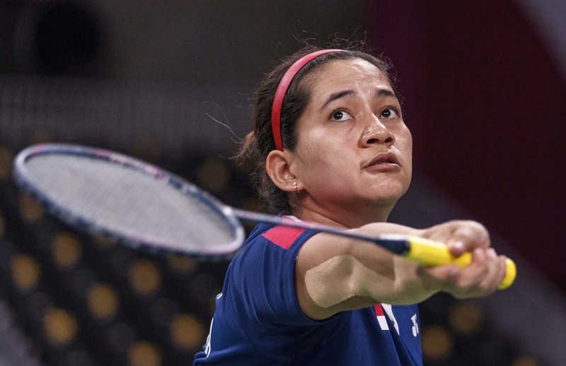 Leani Ratri Oktila raih perak Paralimpiade Tokyo 2020. (AP/Joe Toth)