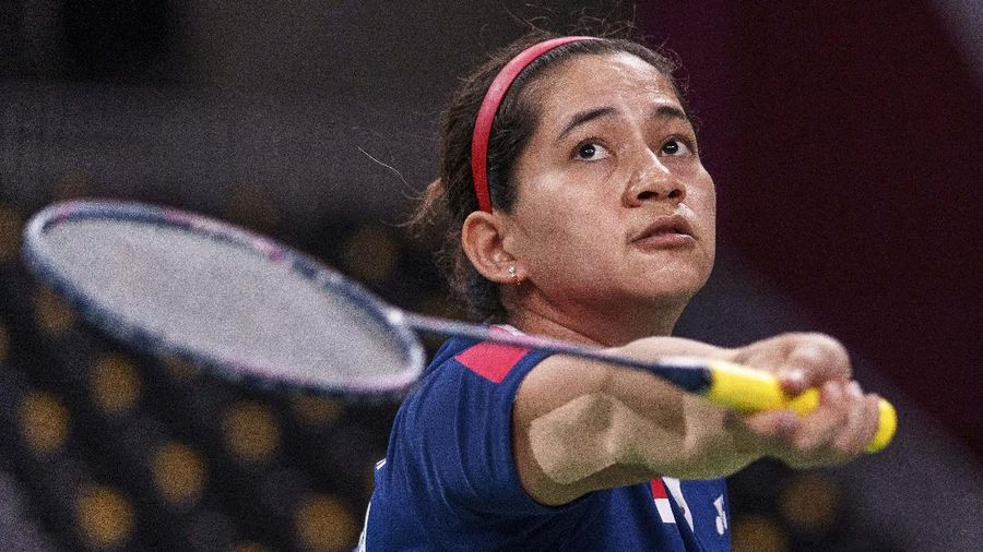 Leani Ratri Oktila raih perak Paralimpiade Tokyo 2020. (AP/Joe Toth)