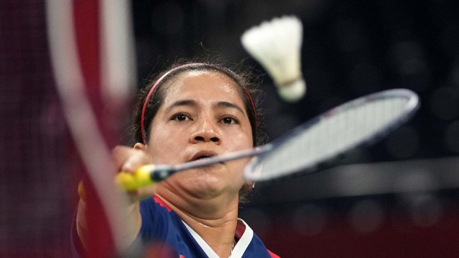 Leani Ratri Oktila raih perak Paralimpiade Tokyo 2020. (AP/Joe Toth)