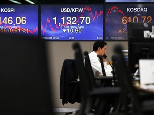 Bursa Korea Kospi Anjlok hingga 8%, Perdagangan Sempat Disetop