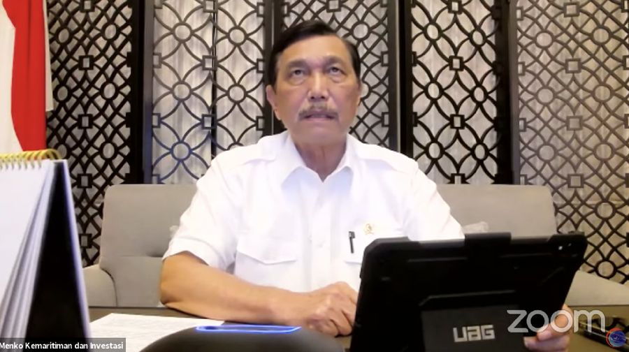Konferensi Pers PPKM (6/9/2021). (Tangkapan layar Youtube Kemenko Bidang Kemaritiman dan Investasi RI)