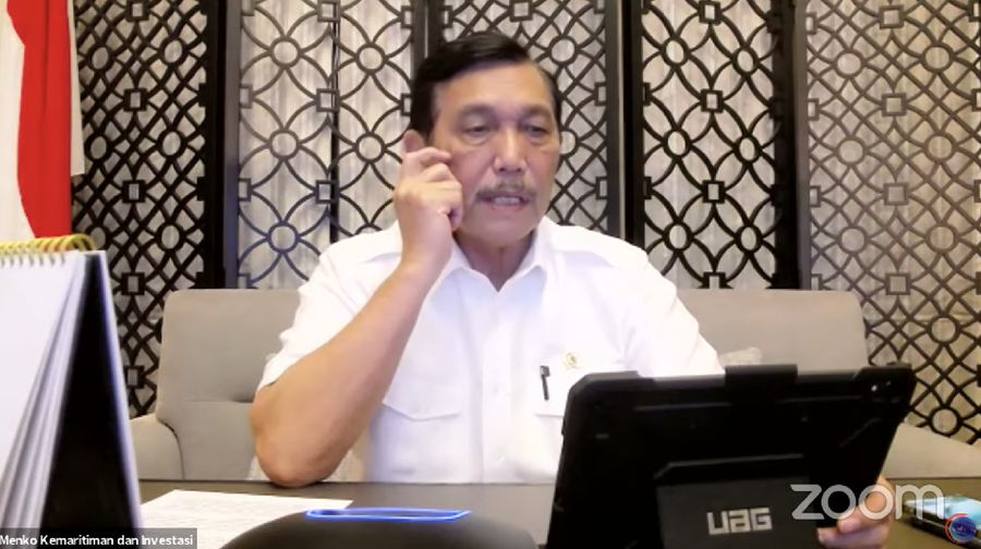 Konferensi Pers PPKM (6/9/2021). (Tangkapan layar Youtube Kemenko Bidang Kemaritiman dan Investasi RI)