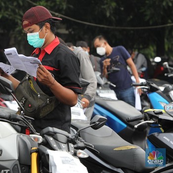 Begini Penampakan Pelelangan Motor Saat Pandemi Covid-19