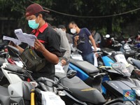 Begini Penampakan Pelelangan Motor Saat Pandemi Covid-19