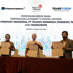 Transvision-Telkom Hadirkan Layanan TV Digital untuk Freeport