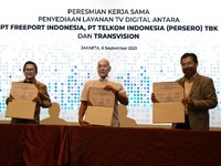 Transvision-Telkom Hadirkan Layanan TV Digital untuk Freeport