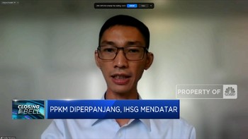 PPKM Kembali Diperpanjang, IHSG Ditutup Melemah